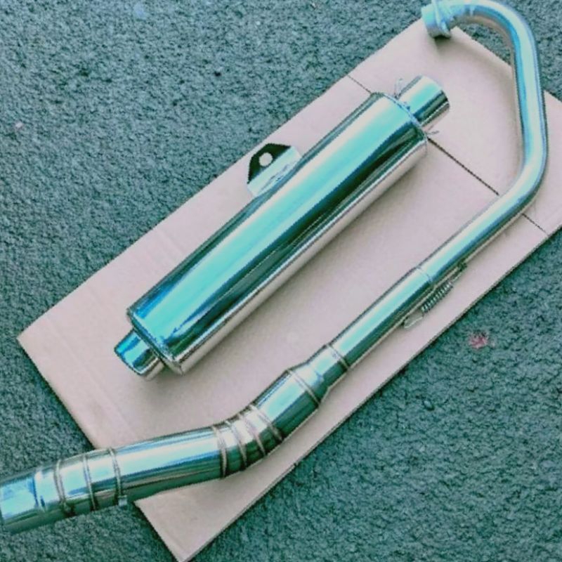 1set Standard Canister Racing Power pipe SGP CKD Big elbow Open pipe ...