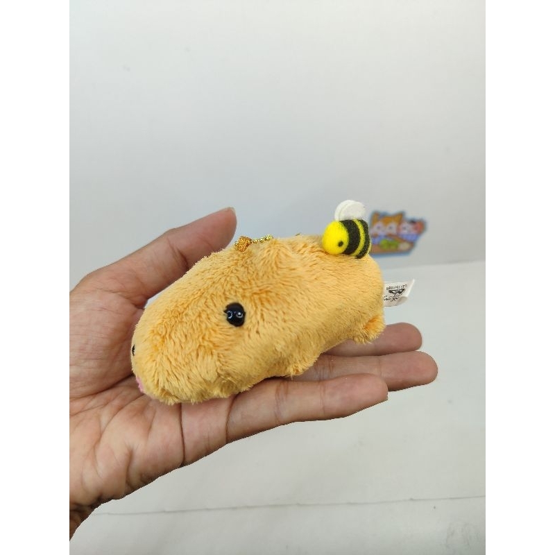 Bobeka capybara san capybara doll with bee mini keychain original ...