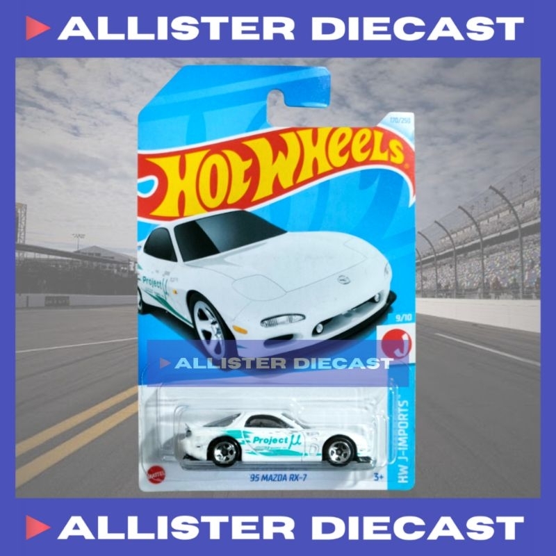 Hot Wheels 95 Mazda RX 7 White Hotwheels 95 Mazda RX7 White Hot Wheels ...