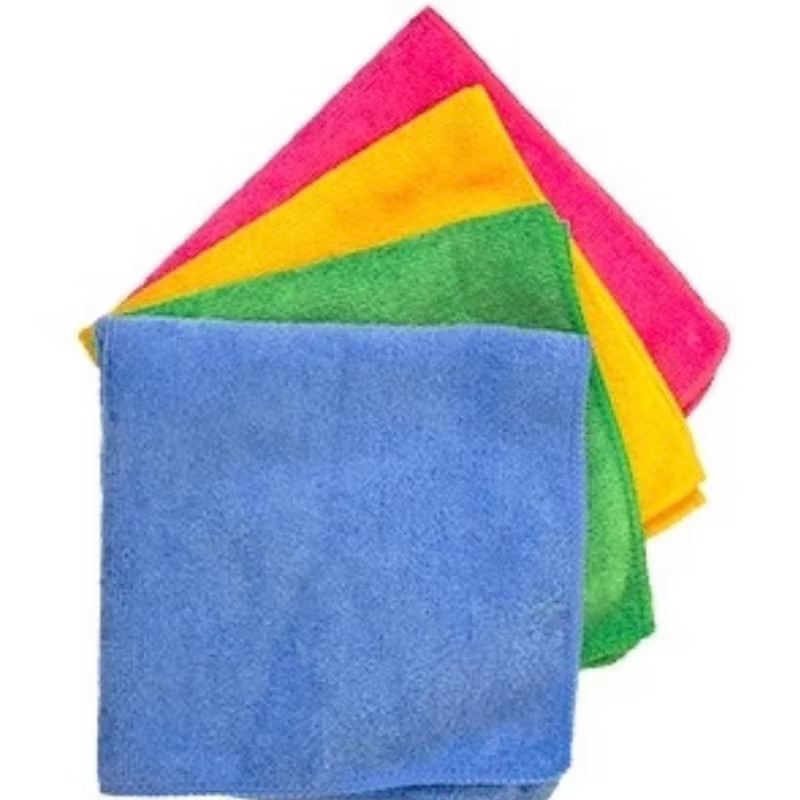 COLORED MICROFIBER Cleaning Cloth 39 x 33 cm Soft Multipurpose Cleaning ...