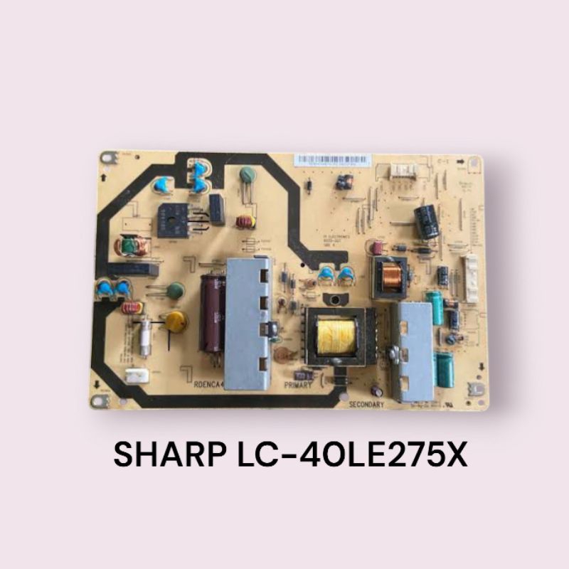 POWER SUPPLY LED TV SHARP LC-40LE275X PSU SHARP LC-40LE275X | Shopee ...