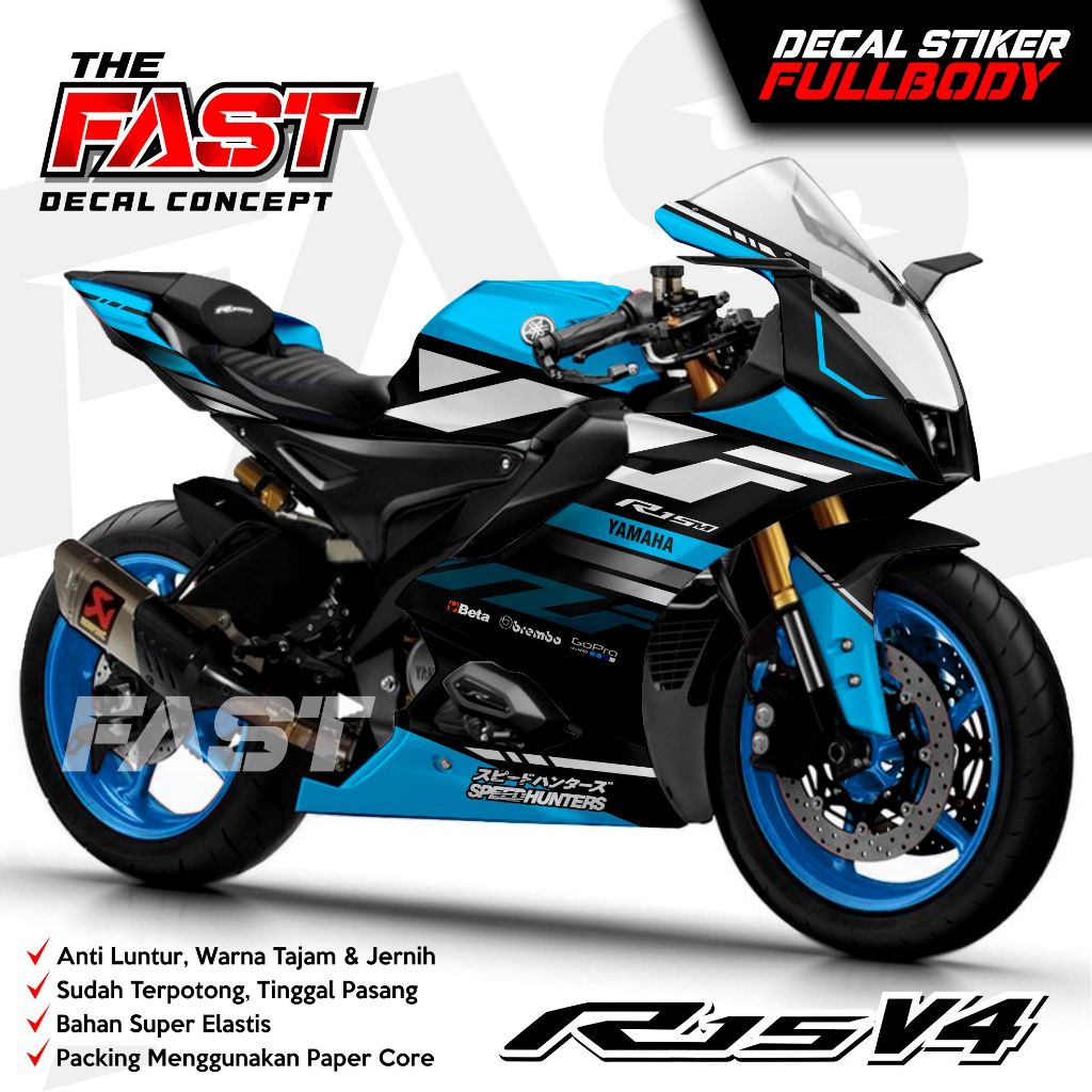 Latest Cod Available Decal Sticker R15 V4 Full Body Motif Yzf Cool ...