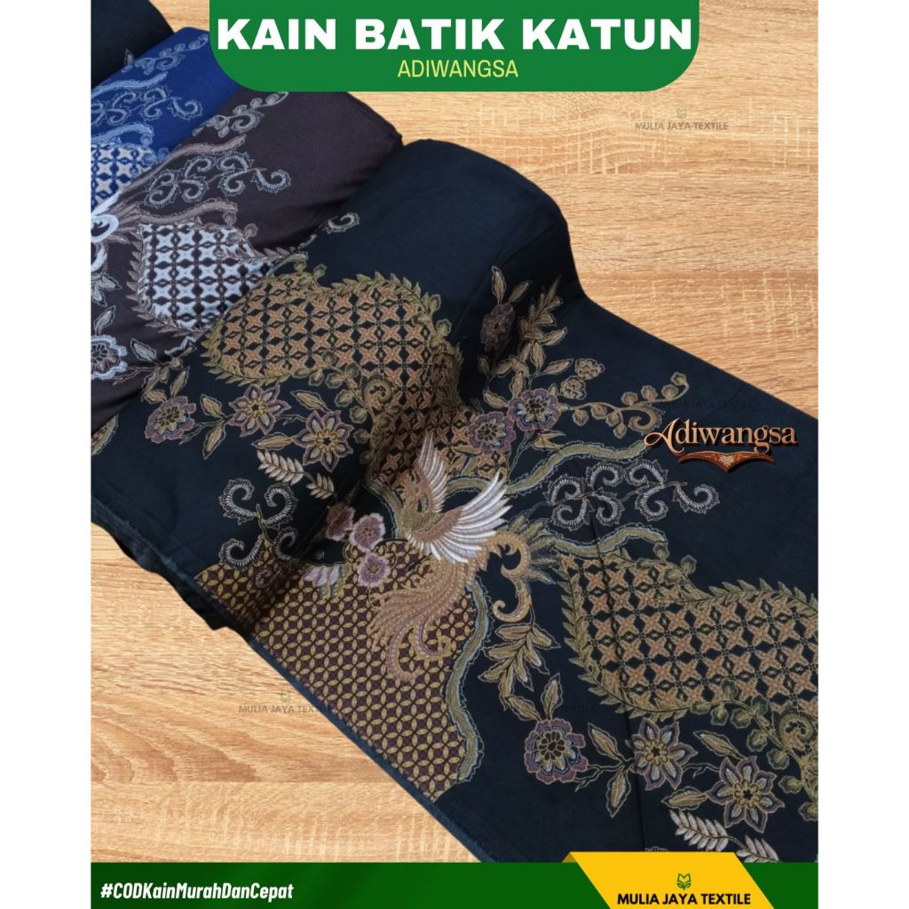 KATUN Premium Semi-Cotton Batik Fabric, Soft and Smooth, Meter of ...