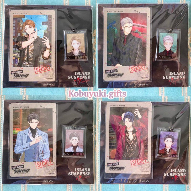 [Ready] Official Limited Island Suspense Keychain + Polaroid card ...
