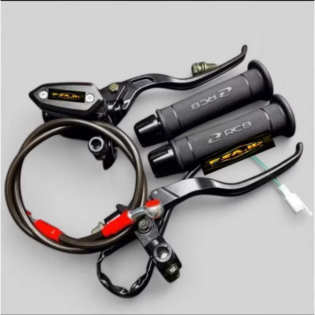 0val brake master package plus RCB HG-55 handgrip + cnc line handlebar ...