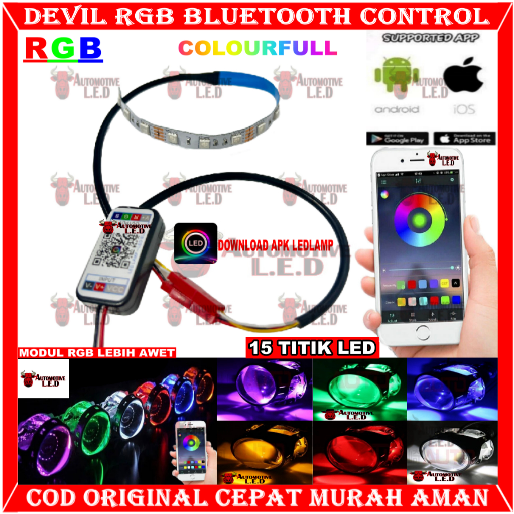 DEVIL RGB BLUETOOTH CONTROLLER PREMIUM LAMP DEVIL 360 RGB BLUETOOTH ...