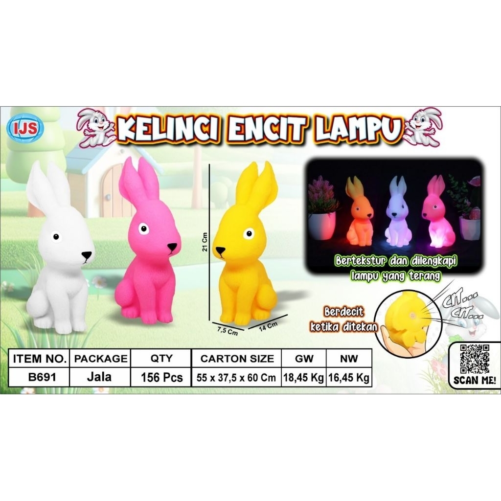 Rabbit CIT CIT rubber, educational children's toy, rabbit sounds ...