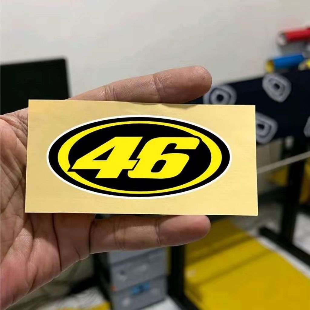 HP 92, 46 Rossi sticker, 46 reflective flame sticker, cellphone ...