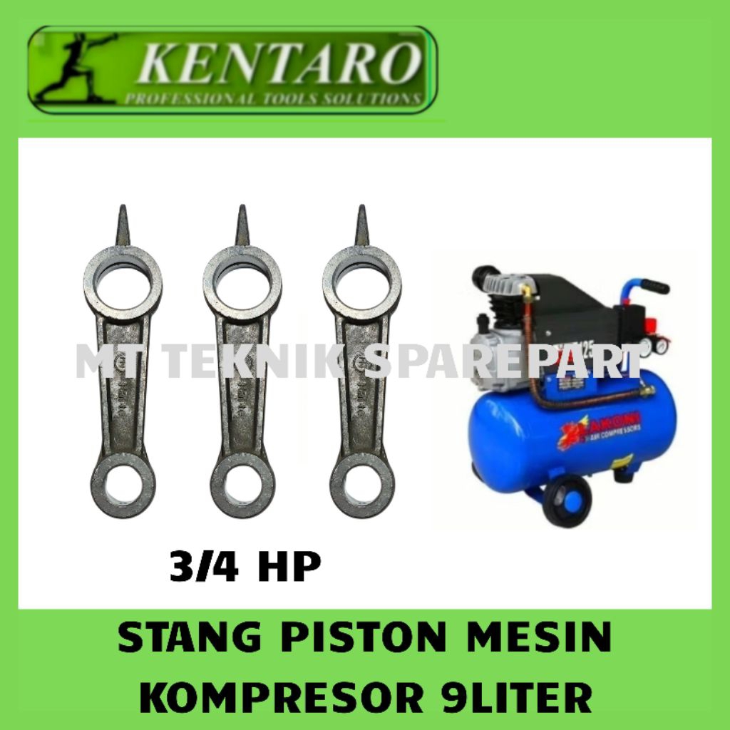 MESIN PISTON HANDLEBAR SHORT COMPRESSOR MACHINE 3/4 HP 9 LITER | Shopee ...