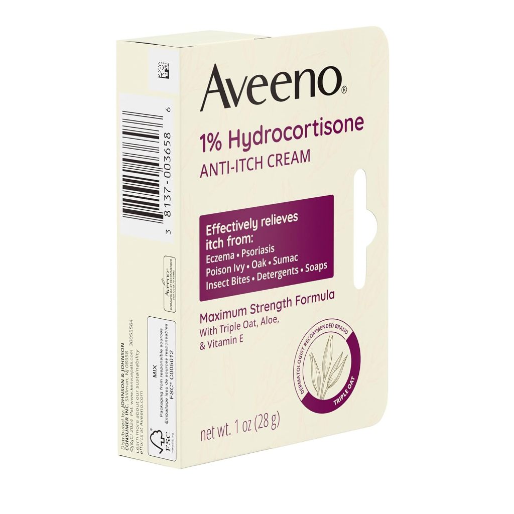 Aveeno USA | Maximum Strength 1% Hydrocortisone | Anti-Itch Cream ...