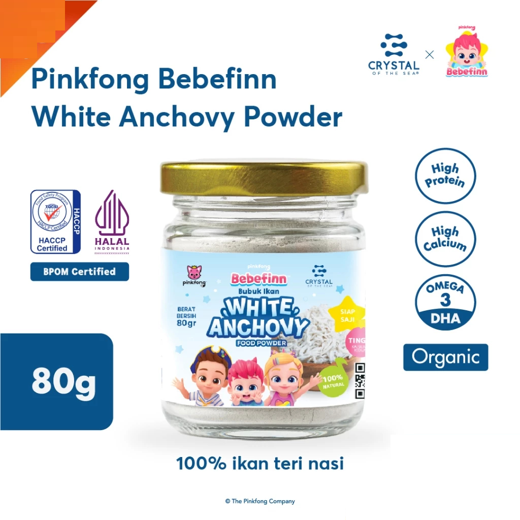 Crystal of the Sea | Pinkfong Bebefinn White Anchovy Powder 80gr ...