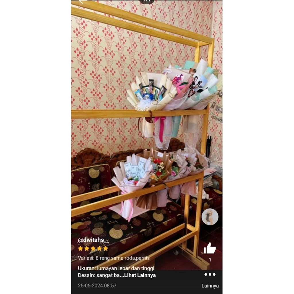 COSTUME 3-TIER BOUQUET RACK | Shopee Philippines