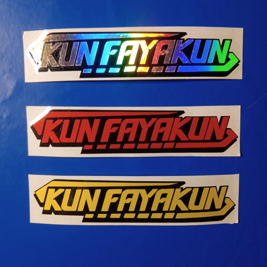 KUNFAYAKUN Cutting Sticker | Shopee Philippines