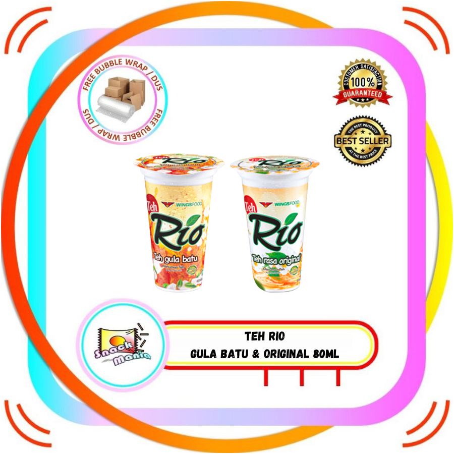Original Rio Tea and Rock Sugar Cup Tea ~ 180 ML | Shopee Philippines