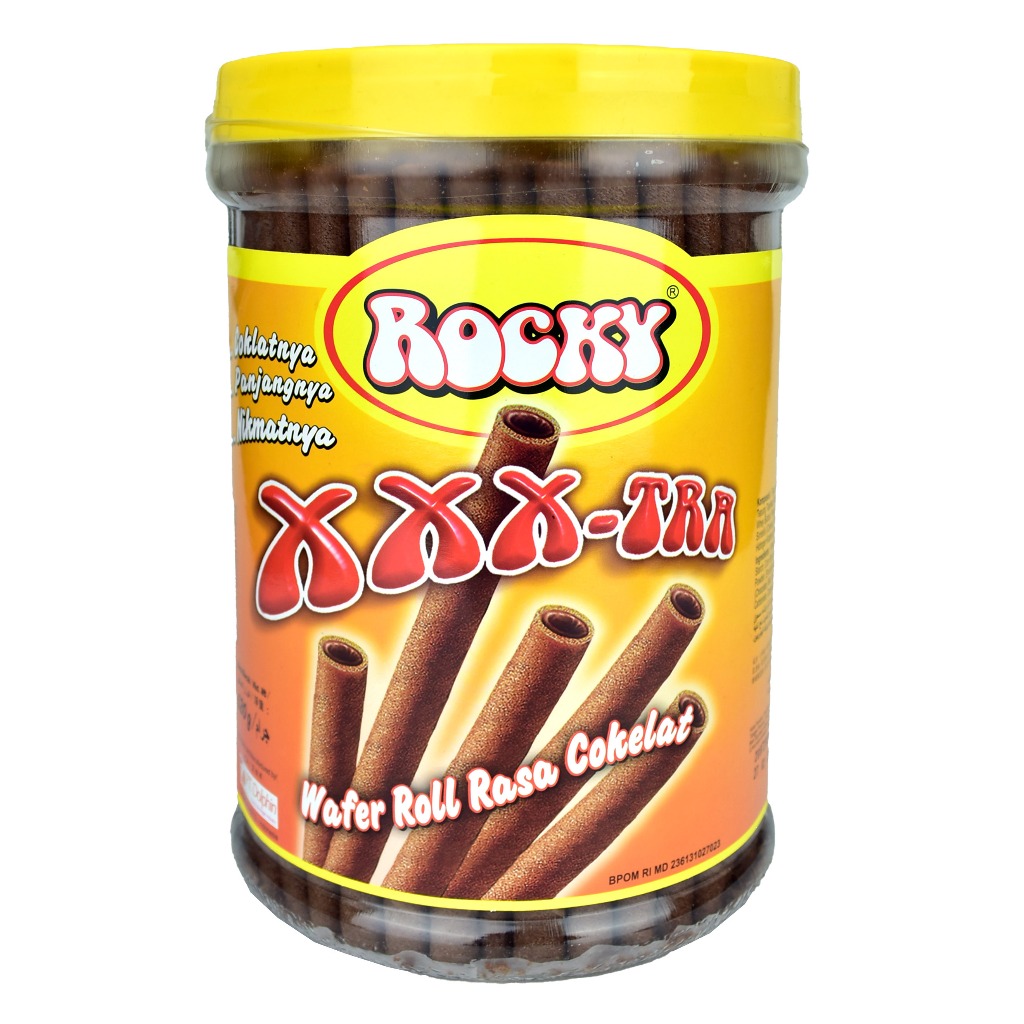 Wafer ROLL ASHOR CHOCOLATE ROCKY 620 GR CHOCOLATE WAFER ROLL BISCUIT ...