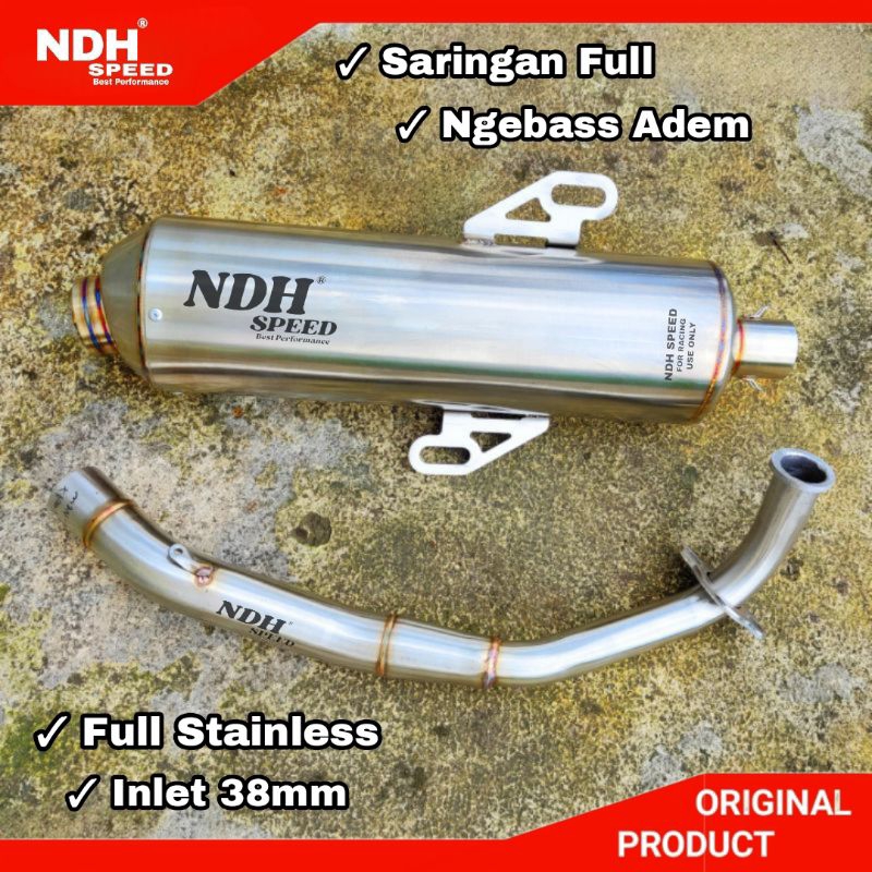 Standard Racing exhaust inlet 38mm NDH Speed PNP Nmax Aerox Pcx Vario ...