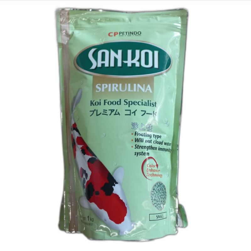 Cp Petindo Sankoi Spirulina koi Food Specialist / San koi koi koi fish ...