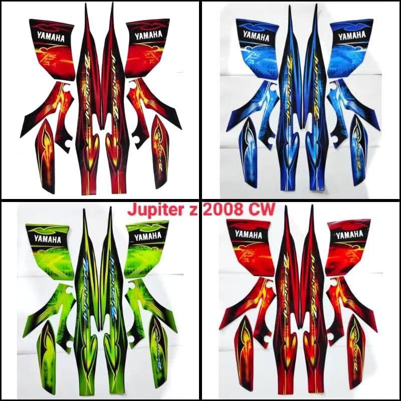 Striping Jupiter Z CW Racing 2009 Sticker Lis Decal Standard Original ...