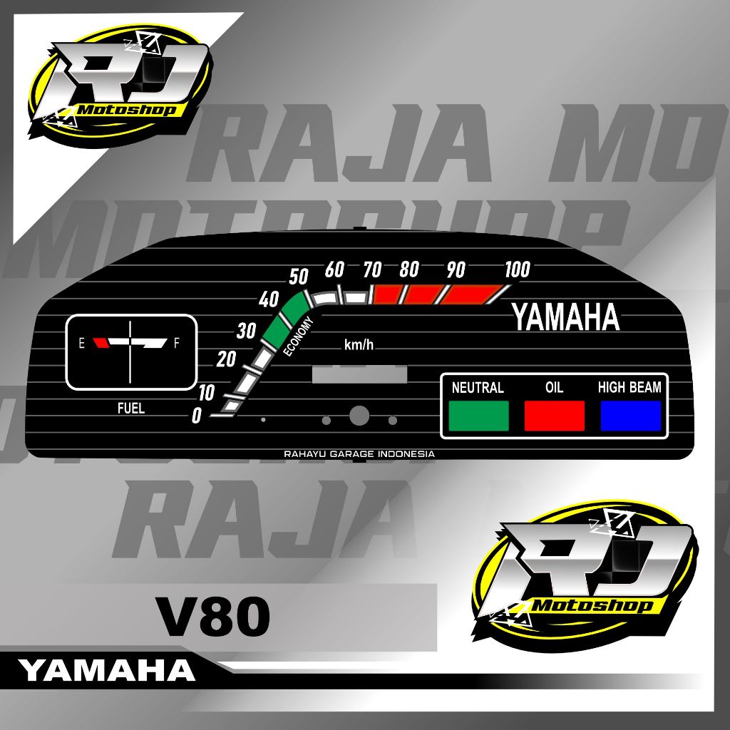 YAMAHA V80 SPEEDOMETER VARIATION COSTUM PANEL | Shopee Philippines