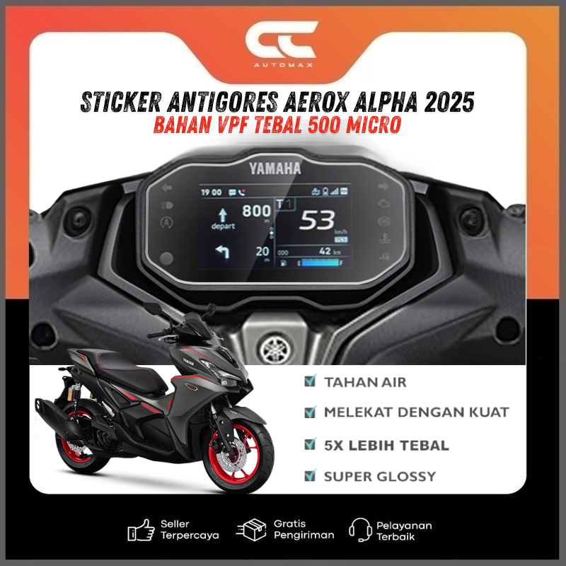 AEROX ALPHA 2025 AEROX ALPHA SPEEDOMETER PROTECTIVE ANTIGORES STICKER ...