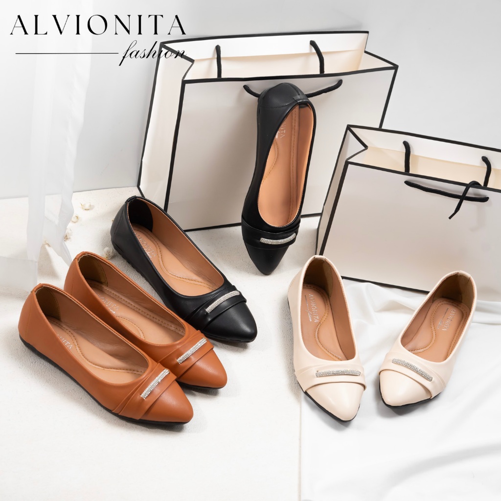 Alvenita Shoes Ballet Flats Code Alvi2 | Shopee Philippines