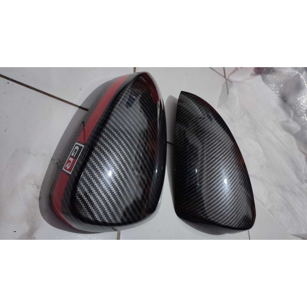 Carbon GR Rear View Mirror Cover for All New Rush Terios Avanza Xenia ...