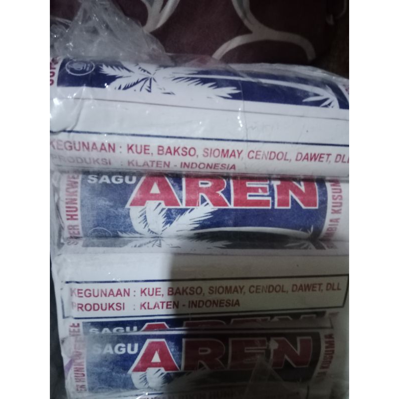 Original palm sago flour, rumbia kusuma quality, 250 grams, paper ...