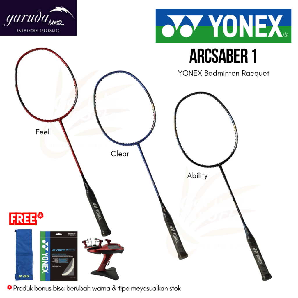 Yonex ARCSABER 1 / ARC 1 / ARC1 / YONEX Badminton Racket | Shopee ...
