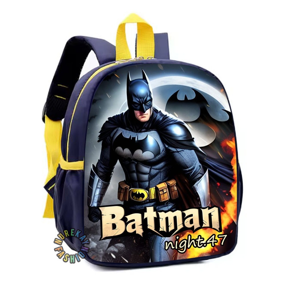 Batman Bag for Boys Superhero Character Fashion Backpack for ...