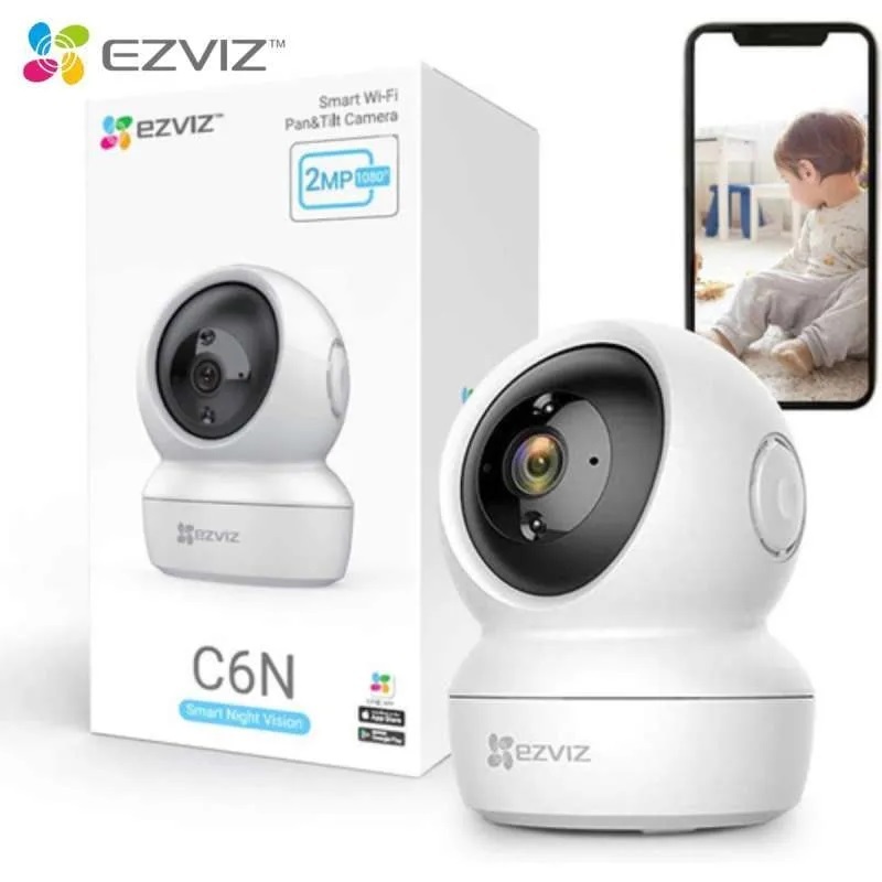 Hikvision Ezviz Cctv C6n HIKVISION EZVIZ 2MP IP WIFI DOME CAMERA (C6N)