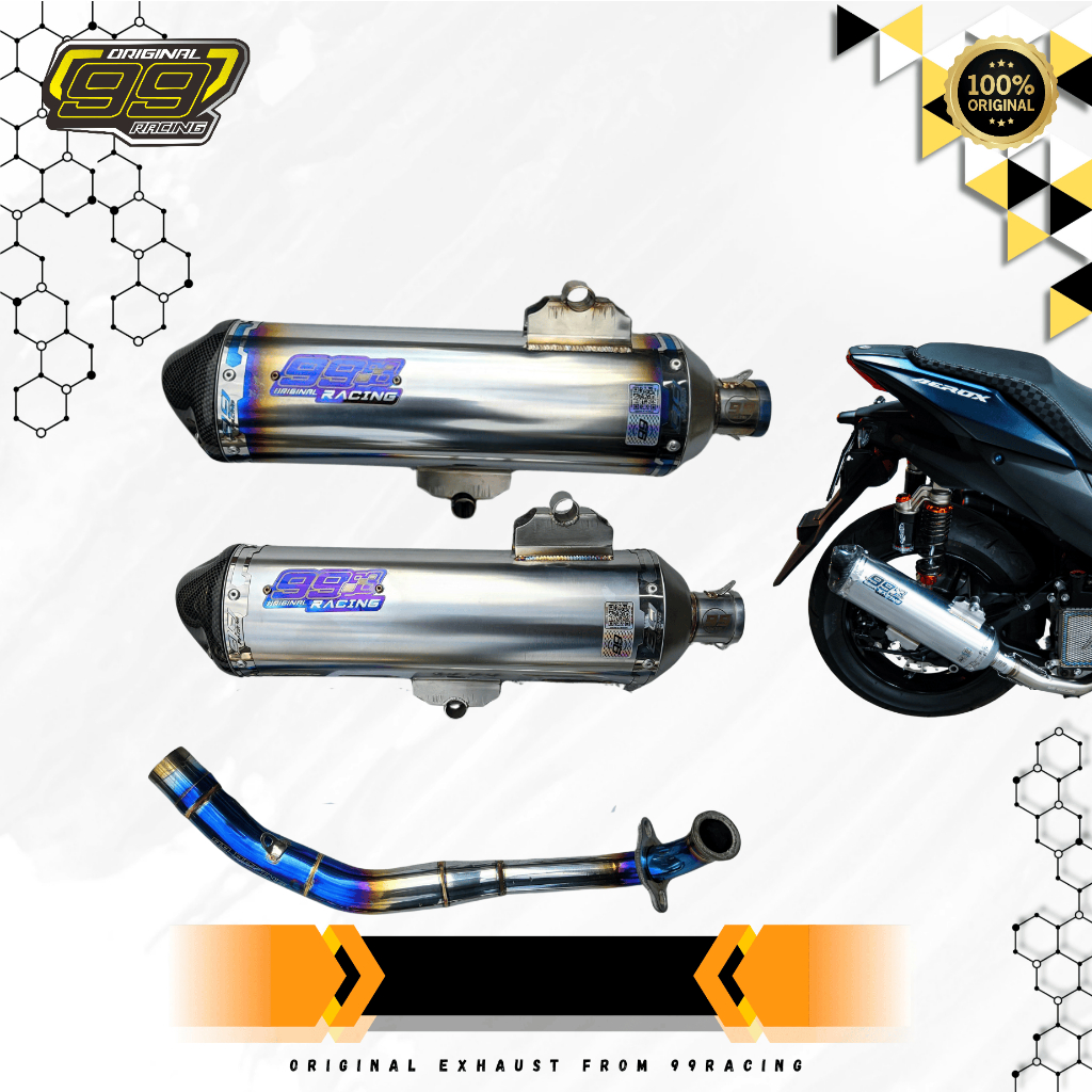 99 Racing Exhaust Nmax Aerox Original 99 Racing Type Sr9 | Shopee ...