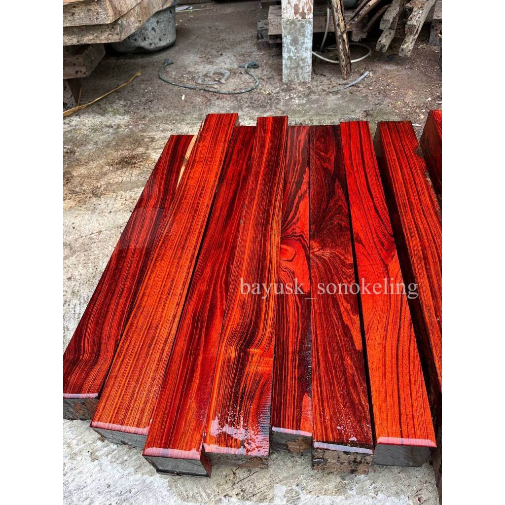 MERAH Red rural wood, custom size boards/blocks | Shopee Philippines