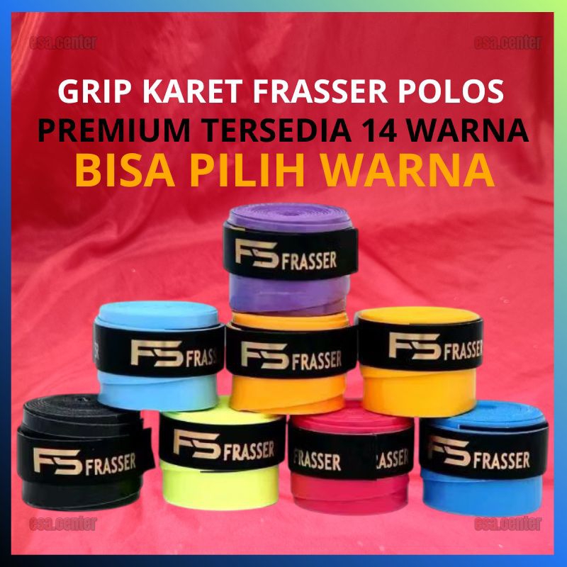 Plain FRASSER Rubber Racket Grip / PLAIN FRASSER RUBBER Racket Grip ...