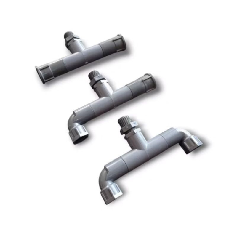 Water Faucet Connection Connector 2 Way Branch Thread In Pvc Faucet 1/2 ...