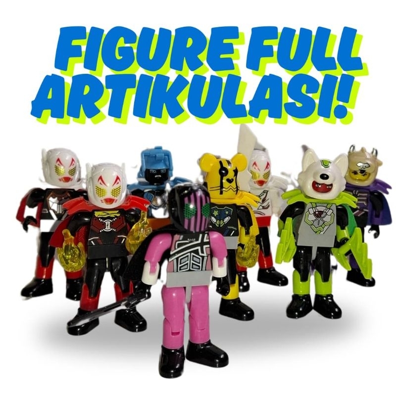 Random random MOC rider robot articulation Action figure | Shopee ...