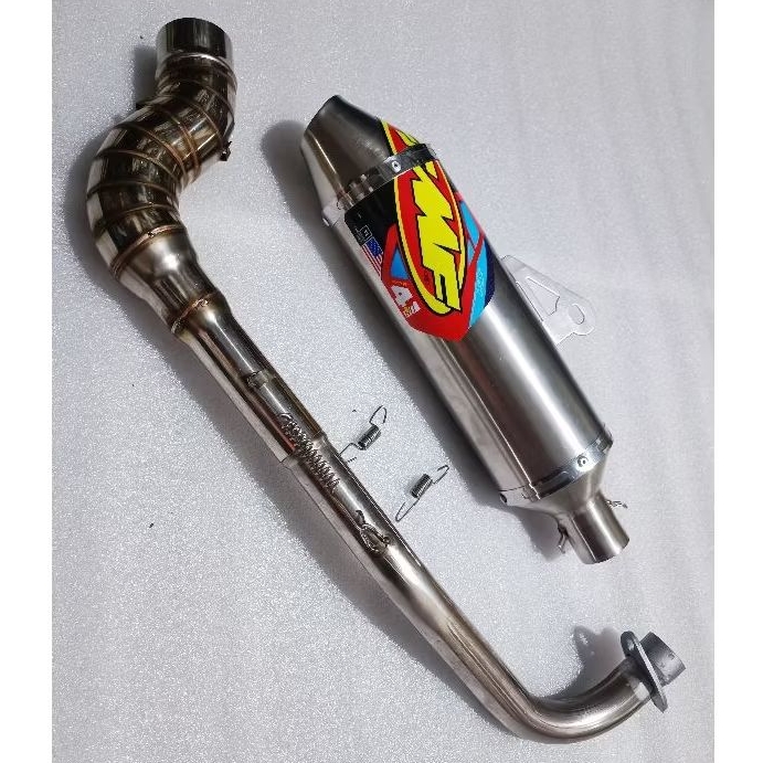 FMF Pipe canister conical open specs exhaust pipe for Wave 125 Xrm 110/ ...