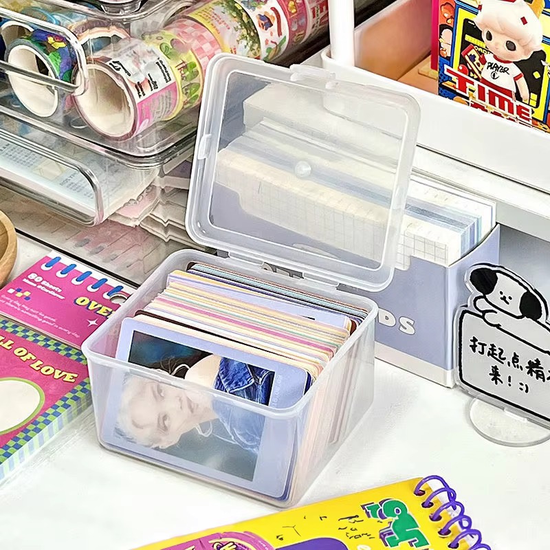 Transparent Plastic Photocard Organizer Storage Box | Shopee Philippines