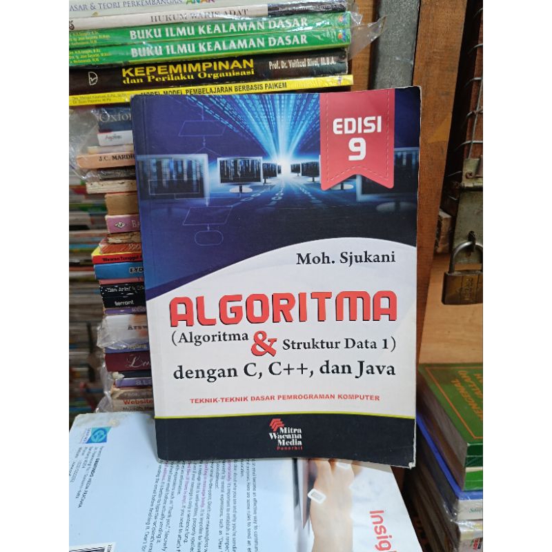 Used computer book. Algorithm & data structural 1 with C, C++ and Java ...