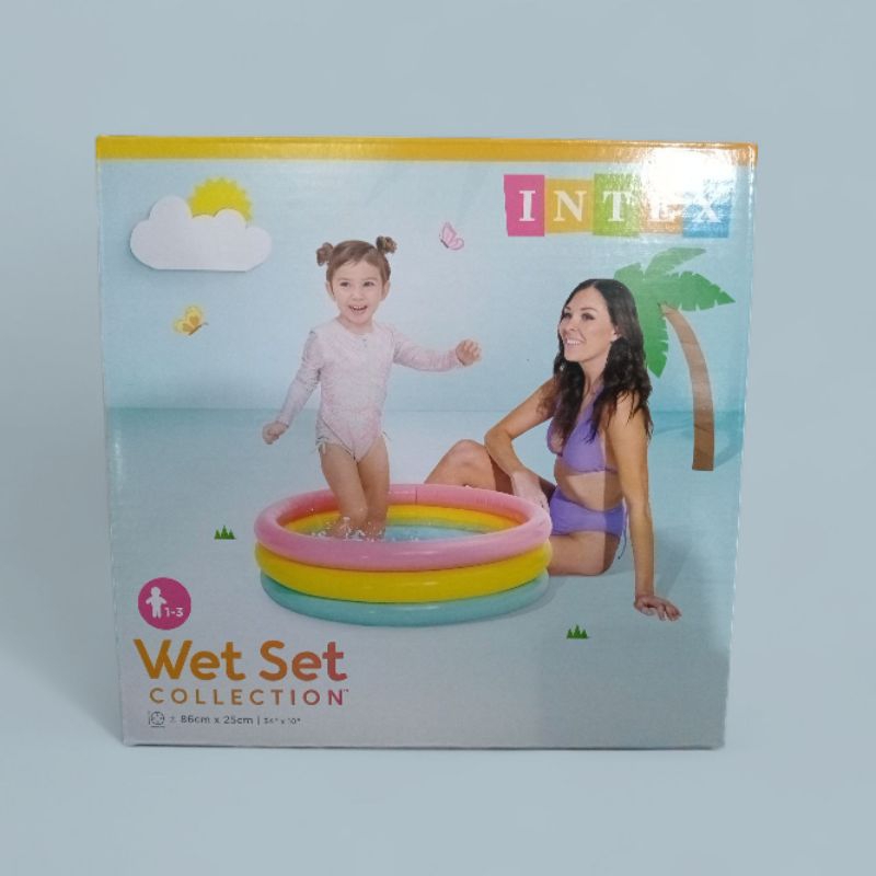 Intex Sunset Glow Pool 58924 Children's Swimming Pool | Shopee Philippines