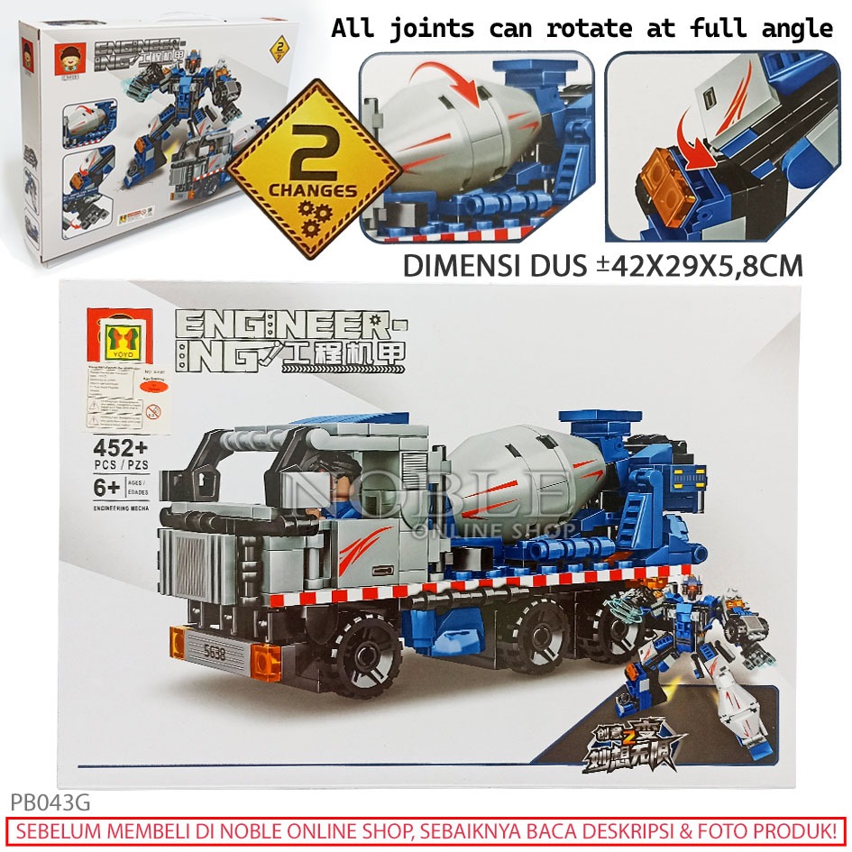 Truck Molen Change Robot Figure Heavy Equipment Building Construction ...