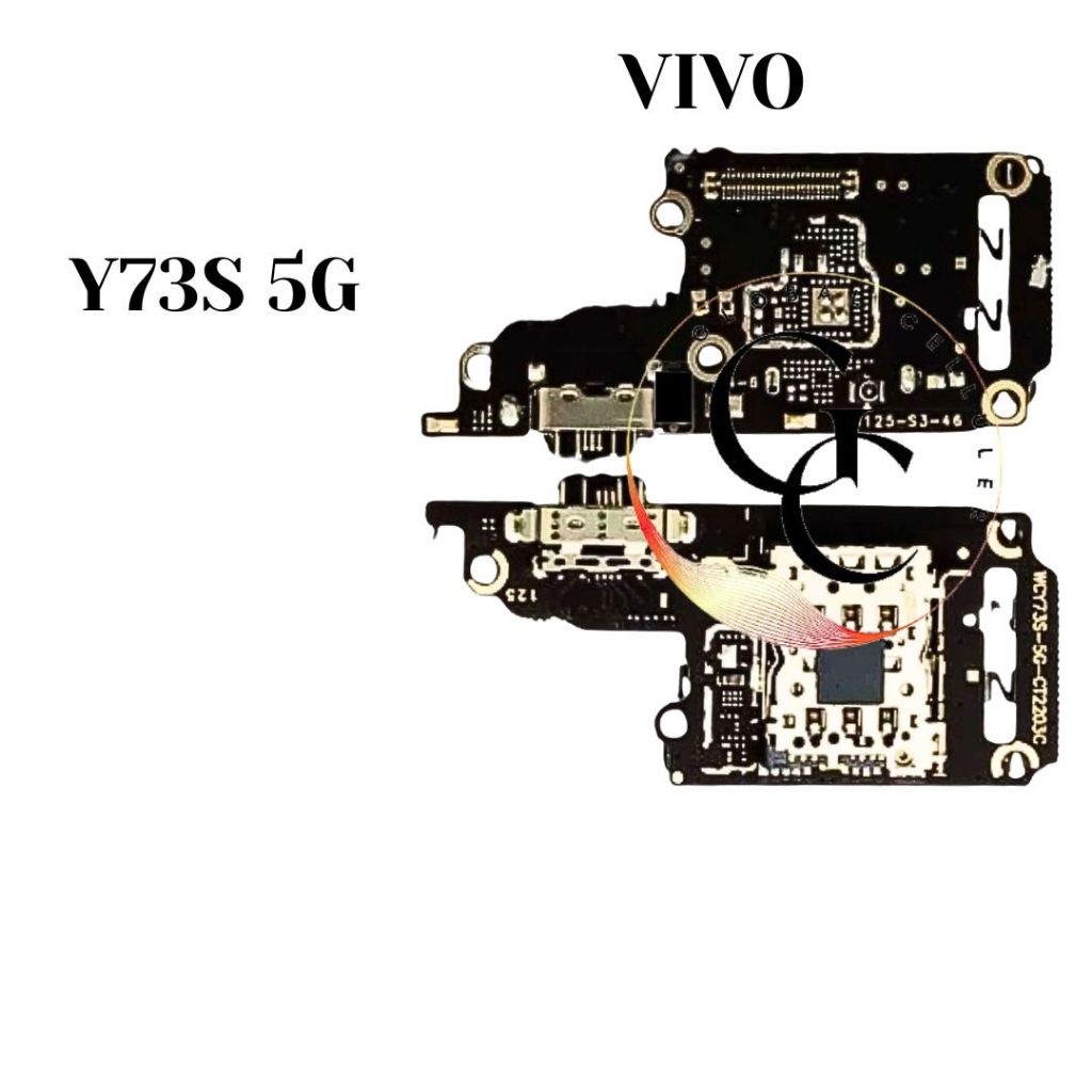 Flexible Connector Charger Vivo Y73S 5G Flexible Casing Board Connector ...