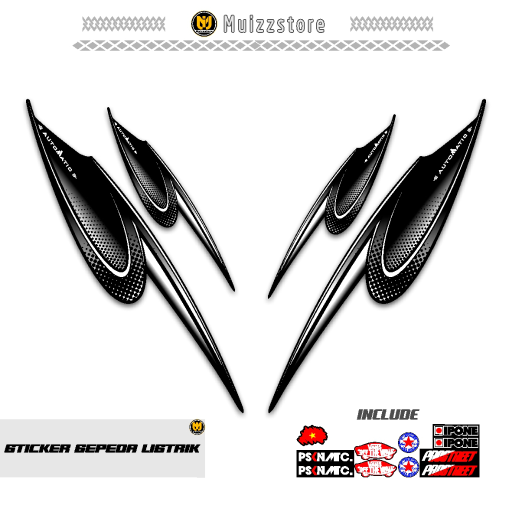 ELECTRIC BIKE STICKERS ALL VARIANTS GODA/S UWINFLY/S PACIFIC/S EXOTIC/S ...