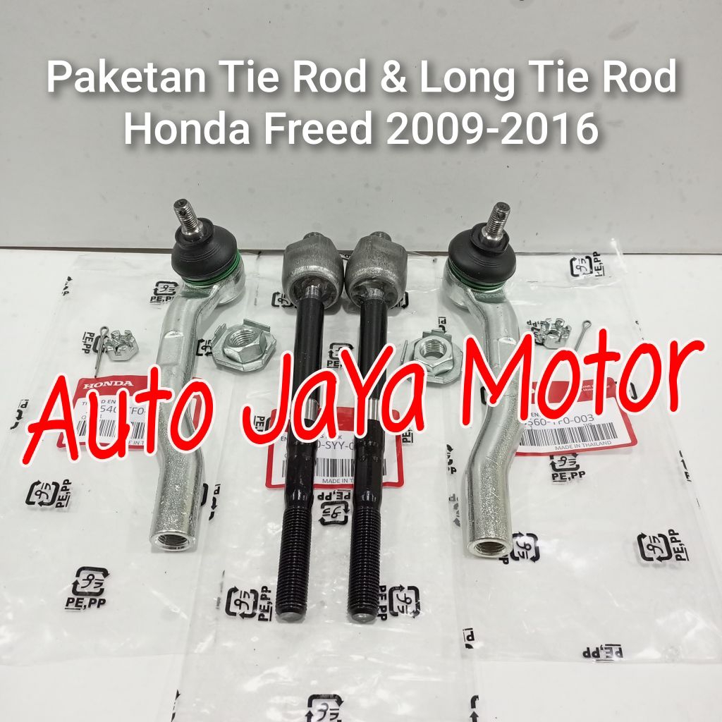 Tie Rod Package + Long Tie Rod Rack End Honda Freed 2009-2016 1Set 4Pc ...