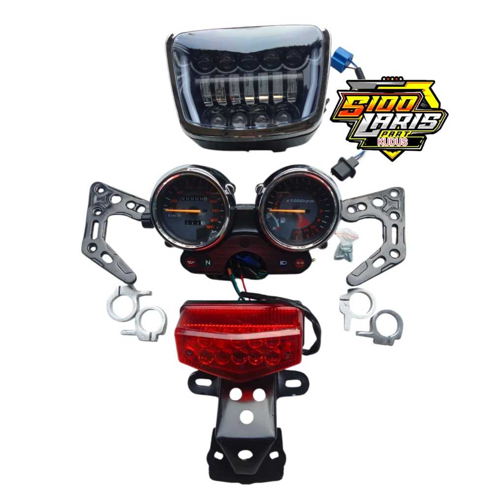 RX KING LED PACKAGE 16 LED HEADLIGHTS ANALOG SPEEDOMETER SET PLUS RX ...