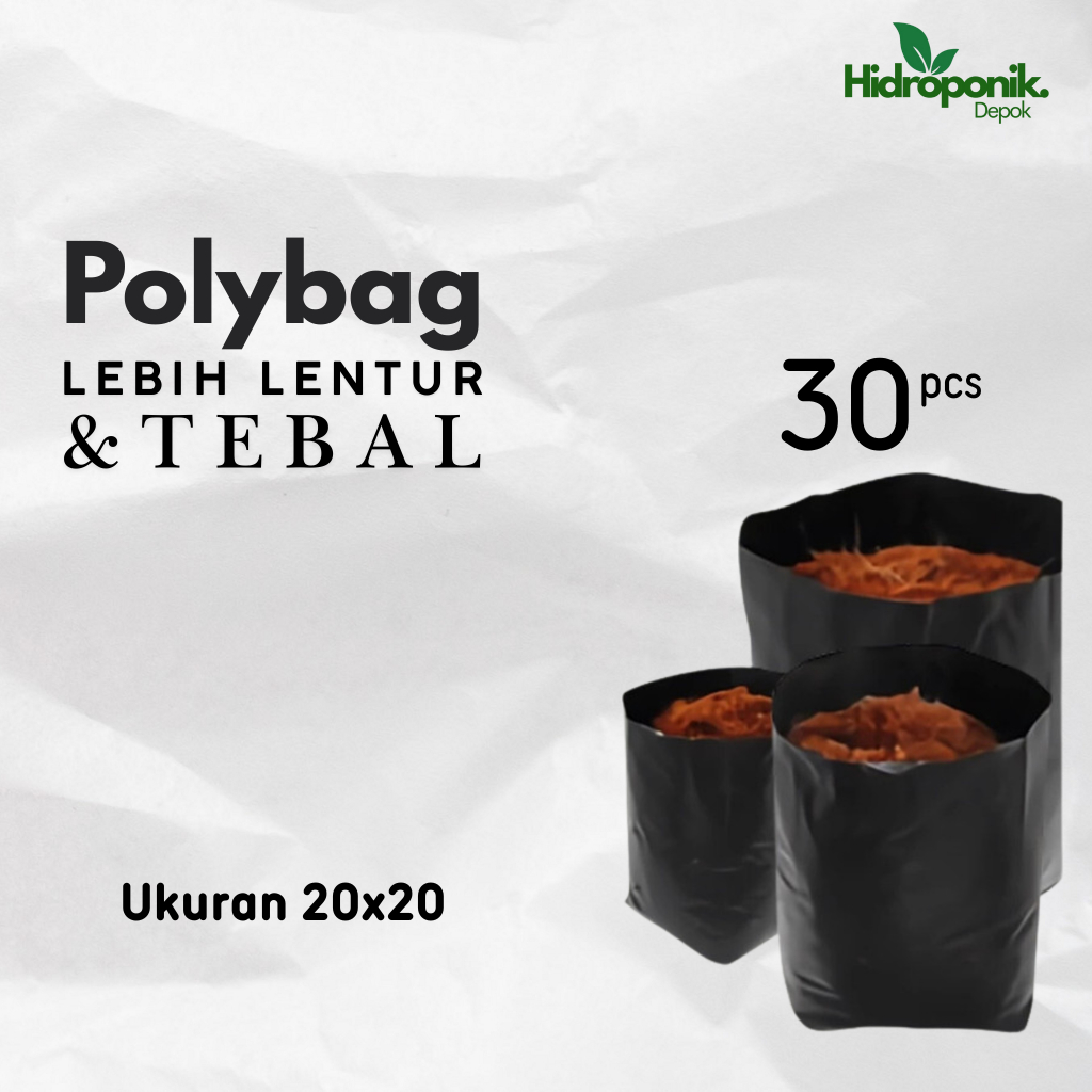Polybag Package 30 pcs Size 20cm x 20cm Thicker and Flexible | Shopee ...