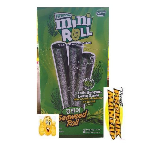 Mininori Roll Mini Roll/ Mini Nori Roll Chicken Flavor/sapi/pedas/ori ...