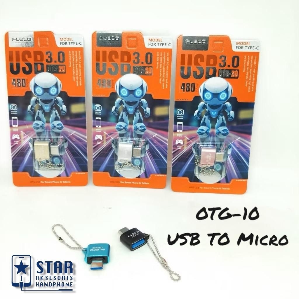 FLECO Micro USB and Type C OTG Flash Drive Converter FLECO | Shopee ...