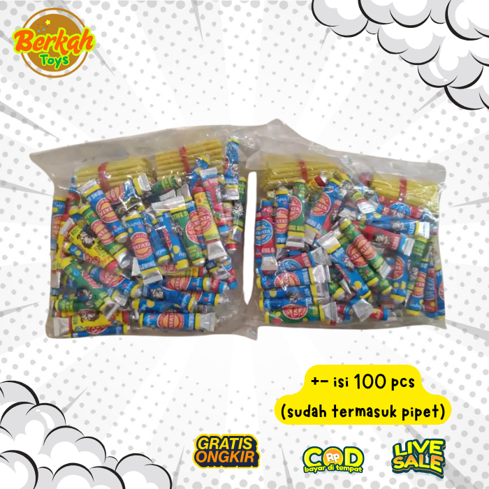 Old-School Inflatable Balloons Toothpaste Tata, 100 pcs | Shopee ...