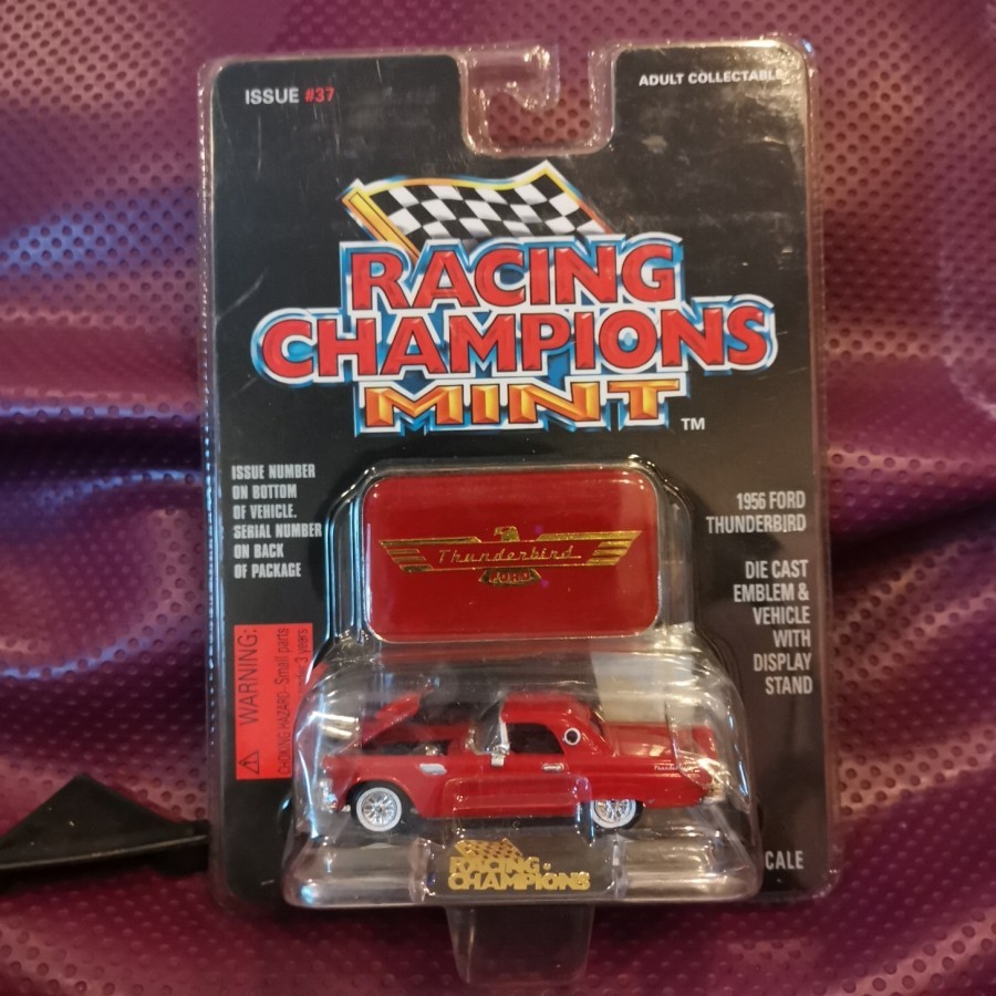 MERAH Racing Champions Mint 1956 Ford Thunderbird Red Red | Shopee ...