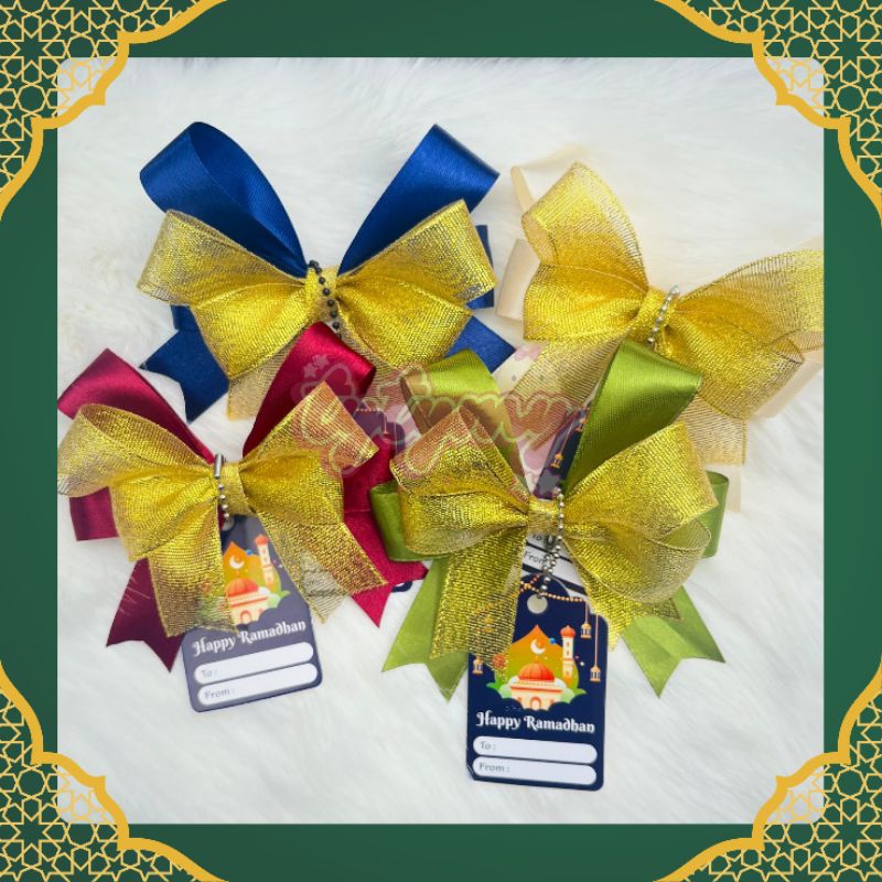 Eid Hampers Ribbon Parcel Ribbon Souvenir Ribbon (min 5 pcs) Ready to ...